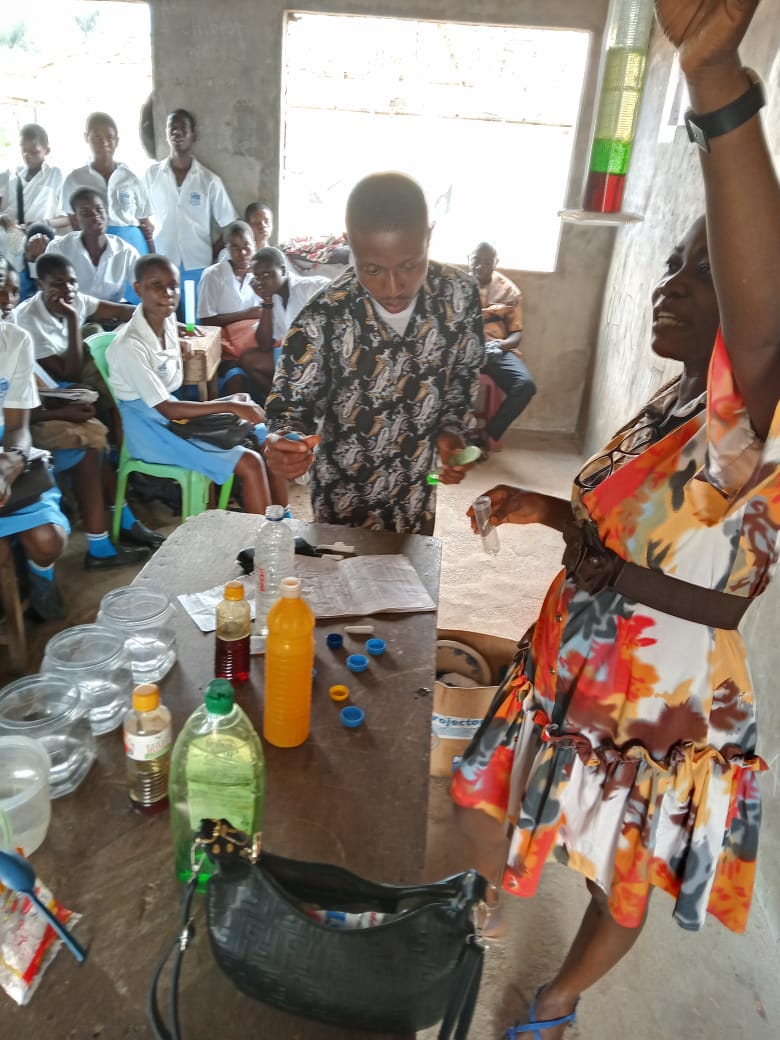 Science lab demonstration